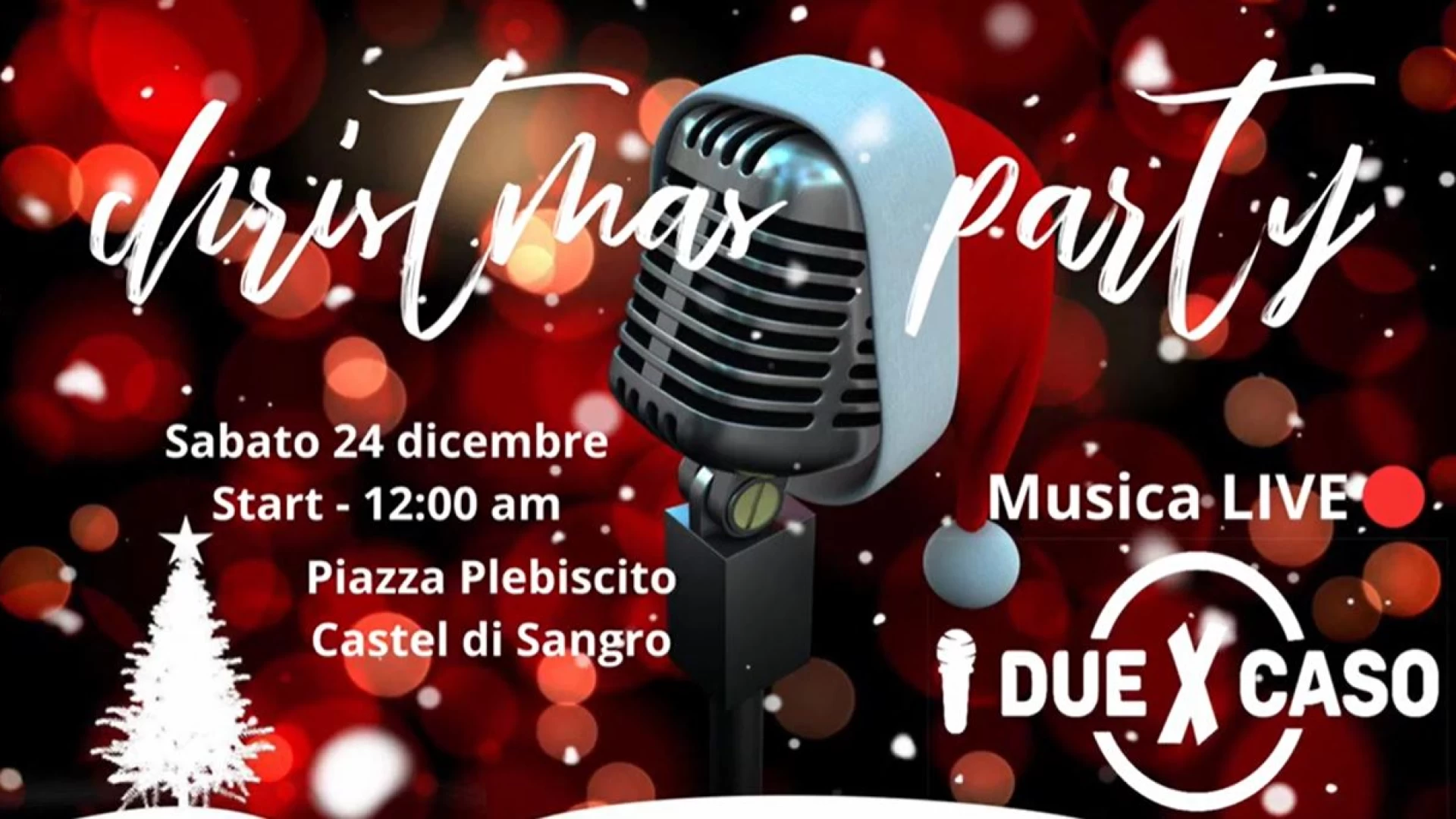 Una Vigilia di Natale da non perdere a Castel Di Sangro con il Christmas Party. Guarda il video promo